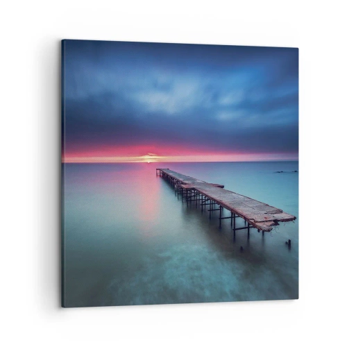 Obraz na płótnie - Między niebem a ziemią - 50x50 cm
