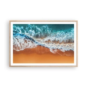 Plakat w ramie jasny dąb - Zawsze w parze - 91x61 cm