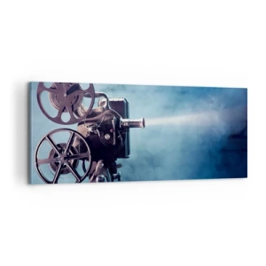 Obraz na płótnie - W starym kinie - 100x40 cm