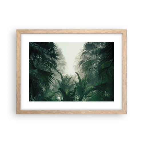 Plakat w ramie jasny dąb - Tropikalna tajemnica - 40x30 cm