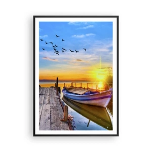 Plakat w czarnej ramie - Do widzenia, do jutra - 70x100 cm