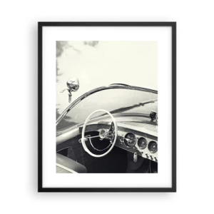 Plakat w czarnej ramie - Pogoda dla bogaczy - 40x50 cm