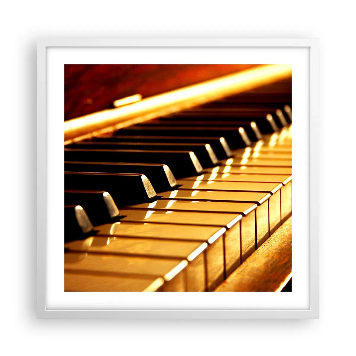 Plakat w białej ramie - Nieograniczone możliwości - 50x50 cm