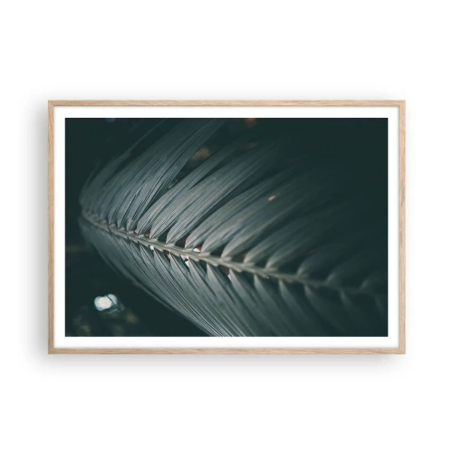 Plakat w ramie jasny dąb - Precyzja natury - 100x70 cm