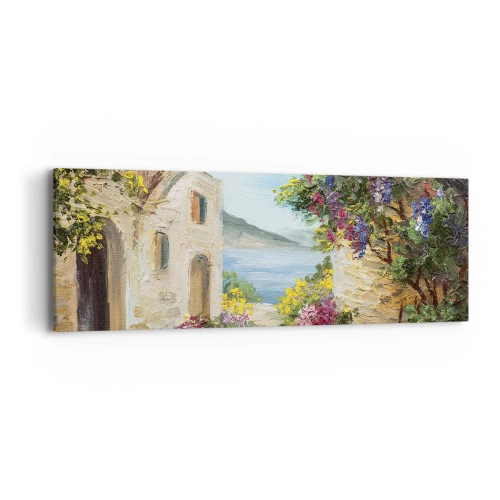 Obraz na płótnie - Urok nadmorskiej prowincji - 90x30 cm