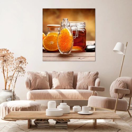 Obraz na płótnie - Słoneczne smaki i aromaty - 40x40 cm