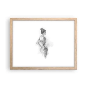 Plakat w ramie jasny dąb - Piękna jak malowanie - 40x30 cm