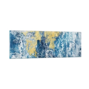 Obraz na szkle - Abstrakcja pełna pogody - 90x30 cm