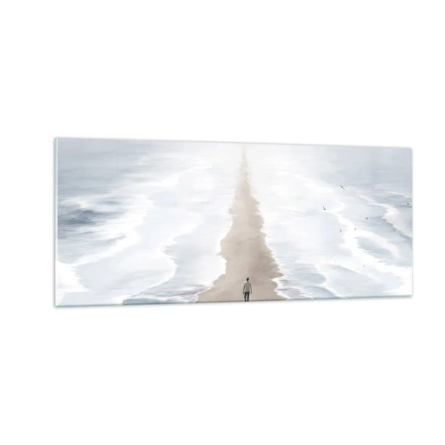 Obraz na szkle - Jasna przyszłość - 100x40 cm