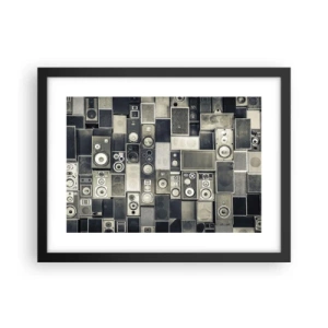 Plakat w czarnej ramie - I wszystko gra - 40x30 cm