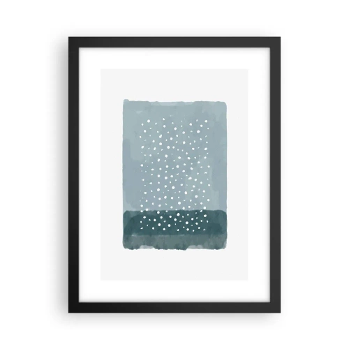 Plakat w czarnej ramie - Wyrosłe na błękicie - 30x40 cm