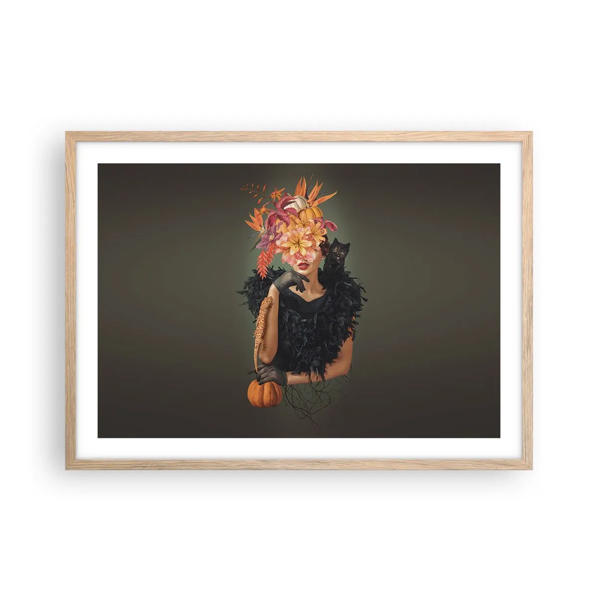 Plakat w ramie jasny dąb - Czar wiedźmy - 70x50 cm