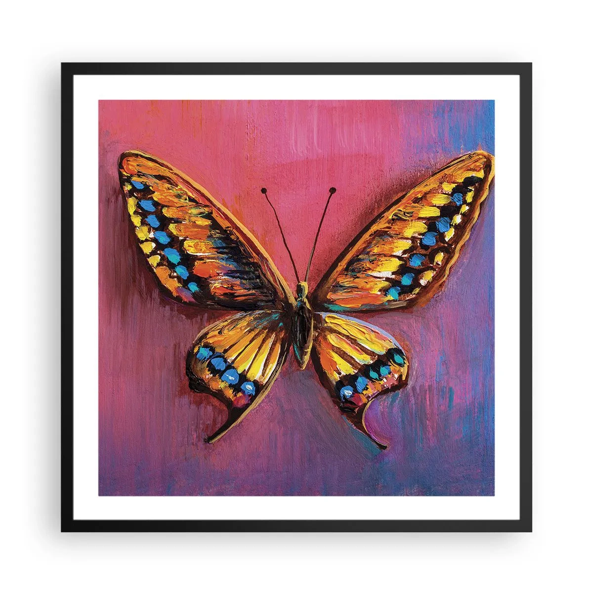 Plakat w czarnej ramie - Klejnot natury - 60x60 cm