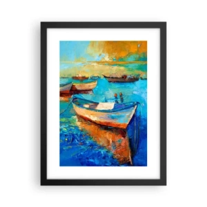 Plakat w czarnej ramie - W południowej zatoce - 30x40 cm