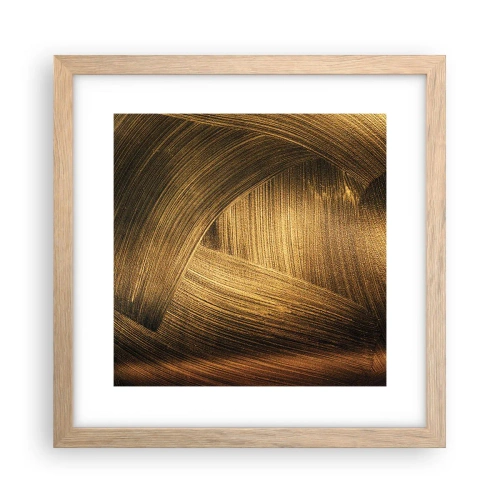 Plakat w ramie jasny dąb - W złotym labiryncie - 30x30 cm
