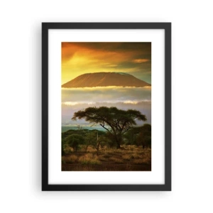 Plakat w czarnej ramie - Sen podróżnika - 30x40 cm