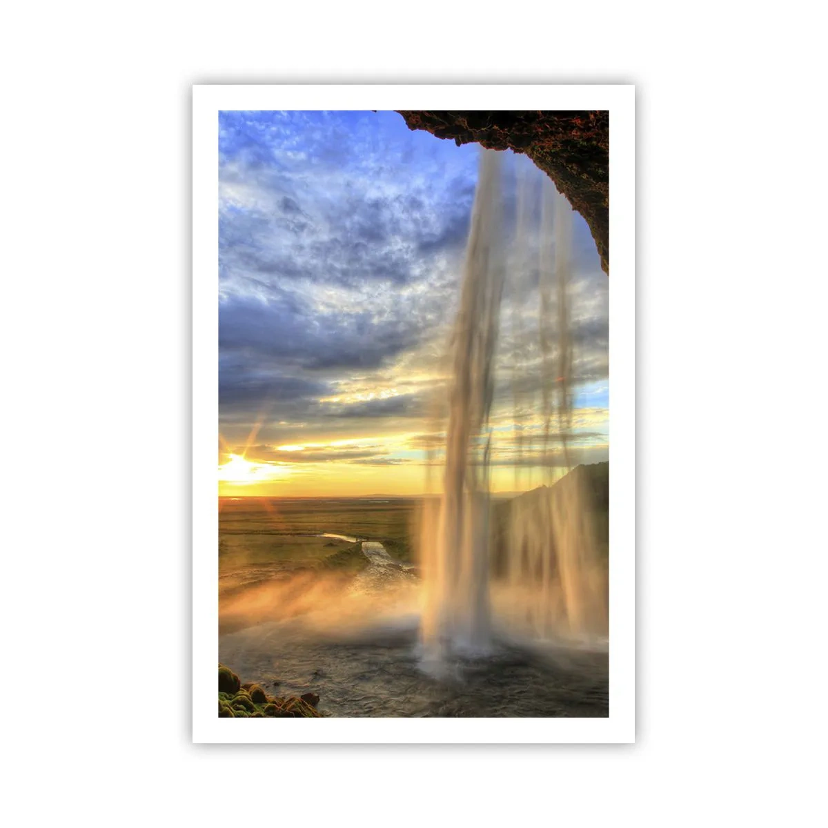 Plakat - Świat za zasłoną kropel - 61x91 cm