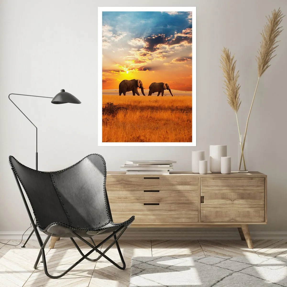 Plakat - Rodzinna przechadzka - 40x50 cm