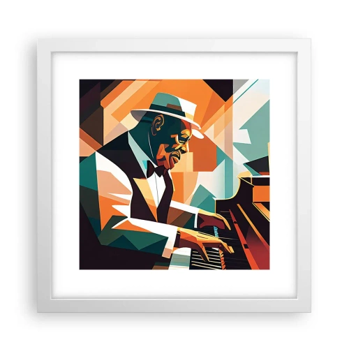 Plakat w białej ramie - Cały ten jazz - 30x30 cm