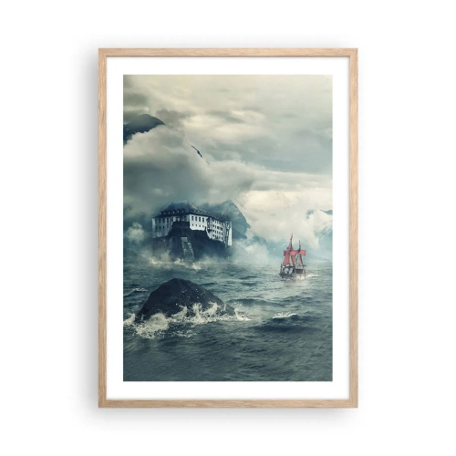 Plakat w ramie jasny dąb - Na magicznych wodach - 50x70 cm