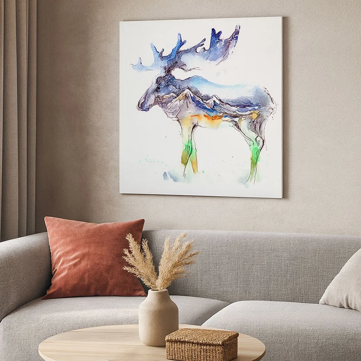 Obraz na płótnie - Bohater zimowej opowieści - 30x30 cm