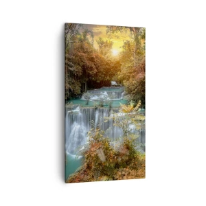 Obraz na płótnie - Ukryty skarb lasu - 45x80 cm