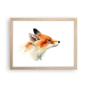 Plakat w ramie jasny dąb - Ostrożności nigdy za wiele - 40x30 cm