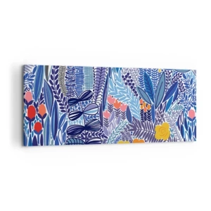 Obraz na płótnie - Hawajski ogród - 100x40 cm