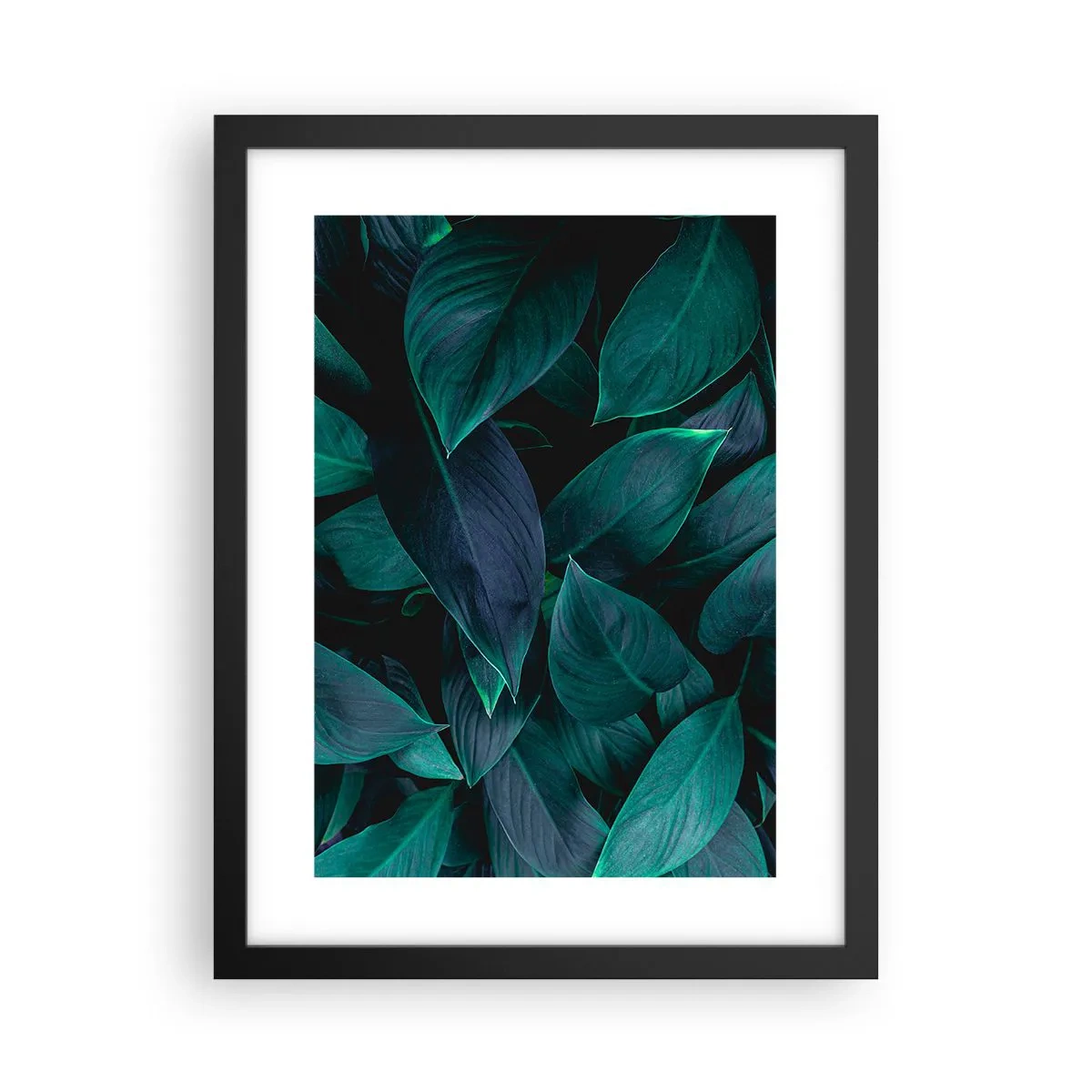 Plakat w czarnej ramie - Zieleń sama w sobie - 30x40 cm