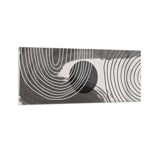 Obraz na szkle - Owal zwycięża - 100x40 cm