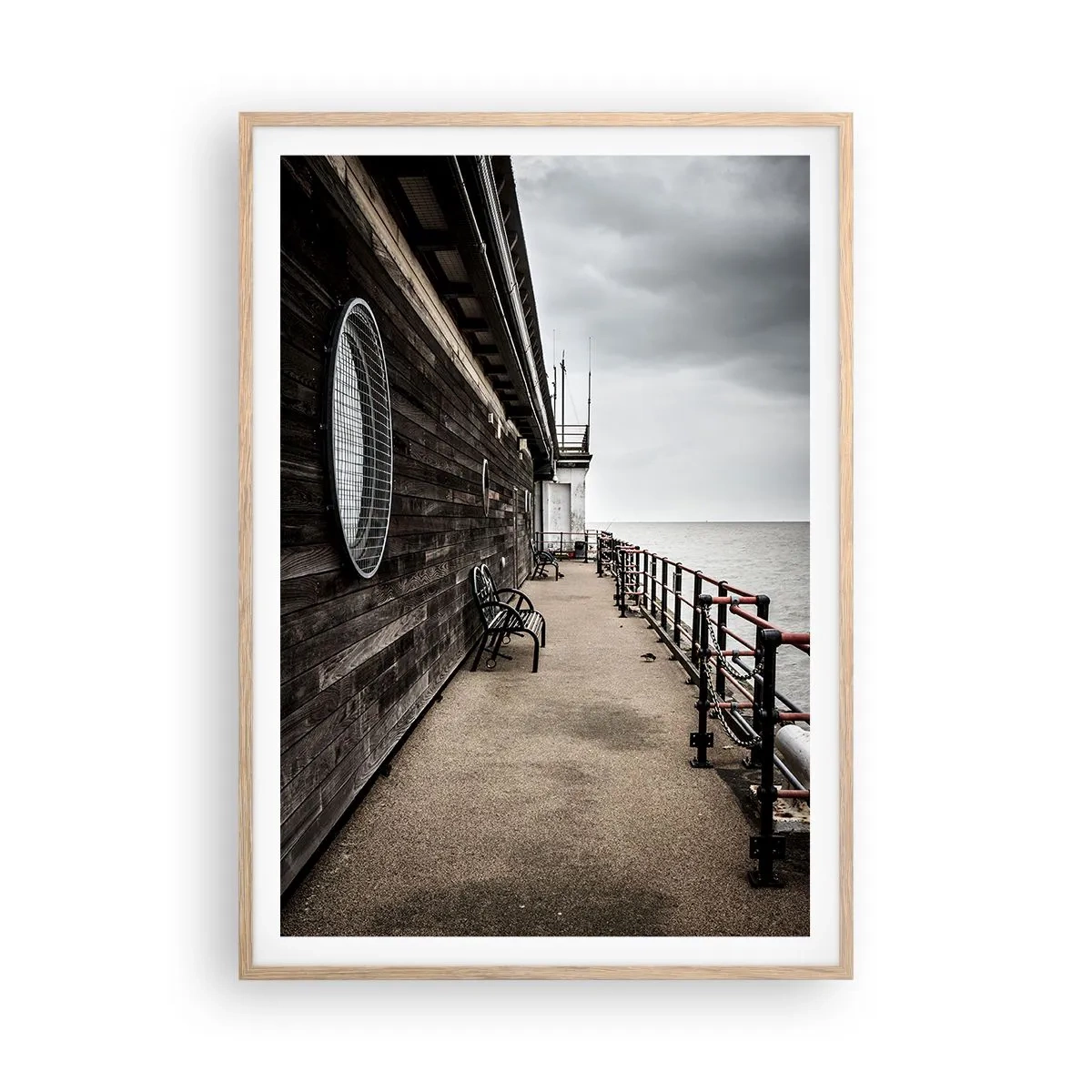 Plakat w ramie jasny dąb - Czas zatrzymany - 70x100 cm