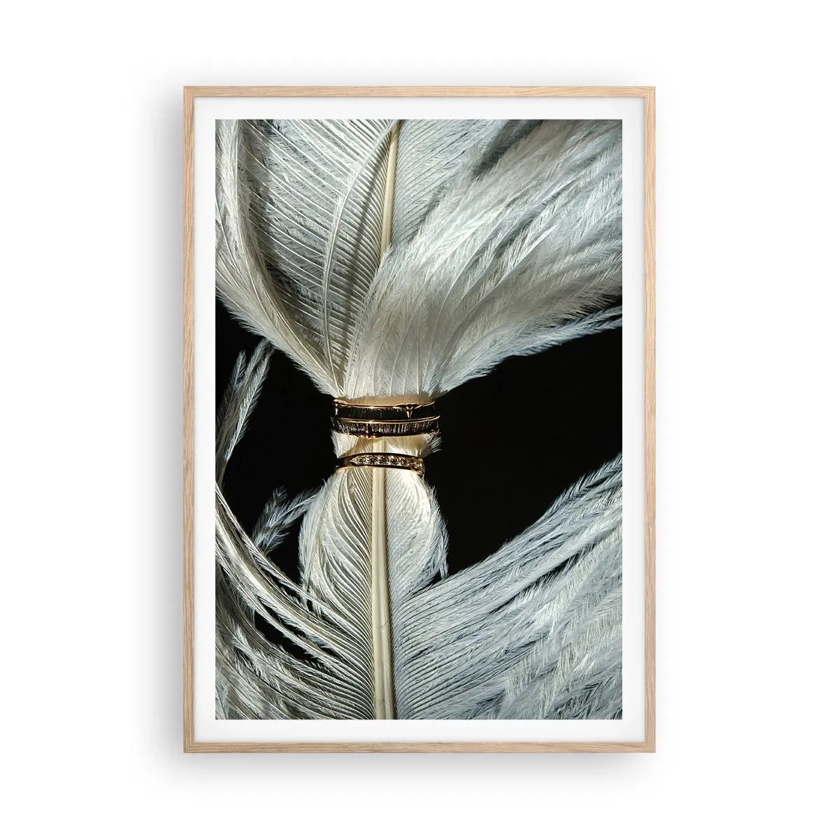 Plakat w ramie jasny dąb - ...i nie opuszczę Cię… - 70x100 cm