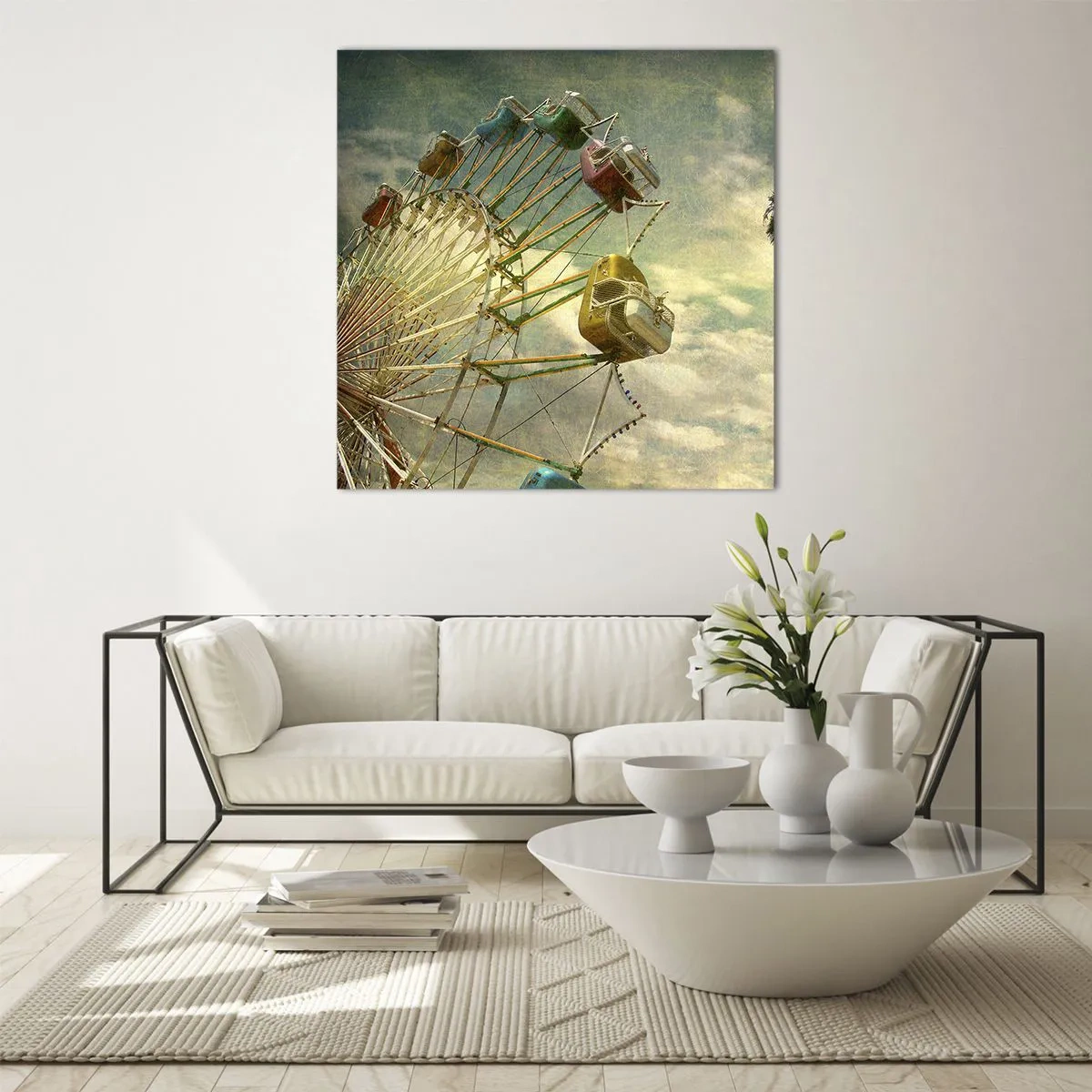 Obraz na szkle - Będzie, będzie zabawa… - 70x70 cm