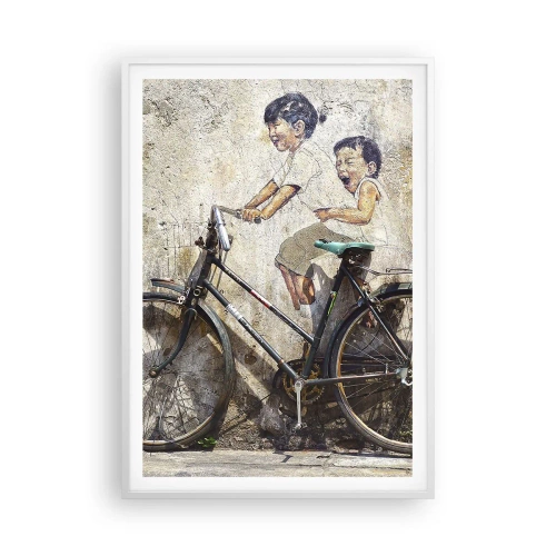 Plakat w białej ramie - Prawda czy fałsz? - 70x100 cm