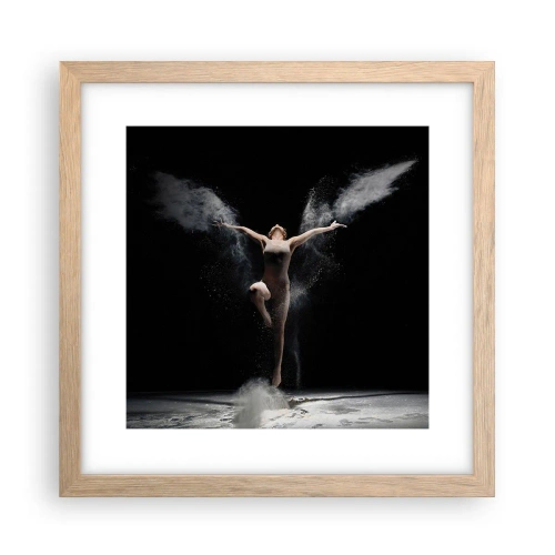 Plakat w ramie jasny dąb - Elfy istnieją - 30x30 cm