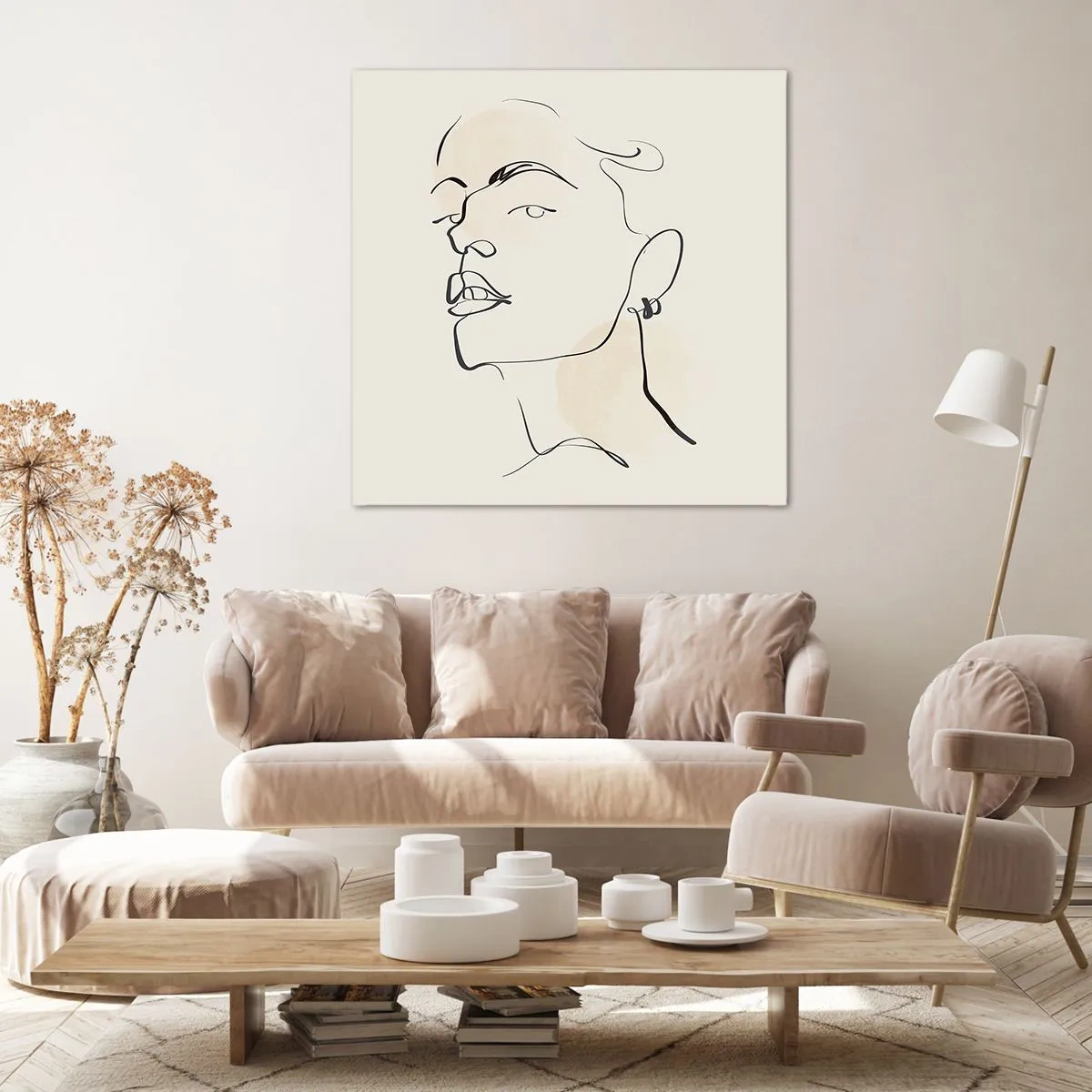 Obraz na płótnie - Dumne spojrzenie - 60x60 cm