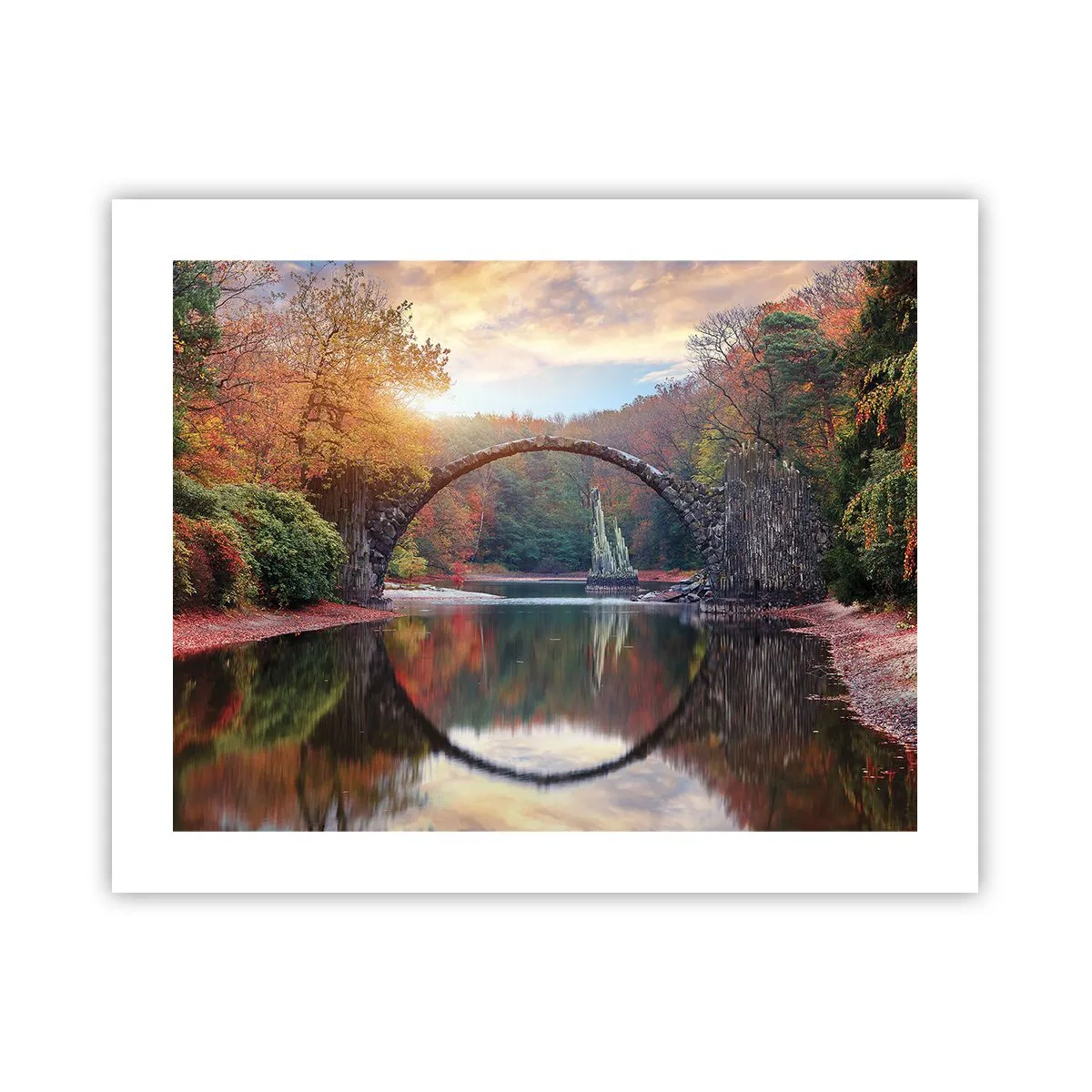 Plakat - Po drugiej stronie lustra - 50x40 cm