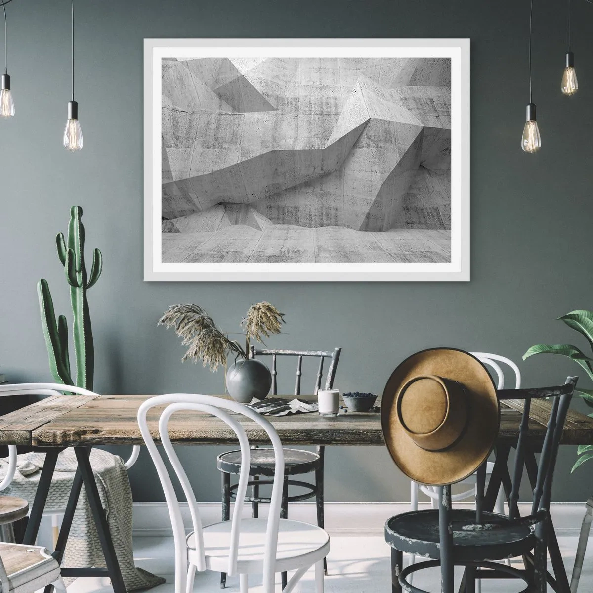 Plakat w białej ramie - Prawdziwe wyzwanie - 70x50 cm