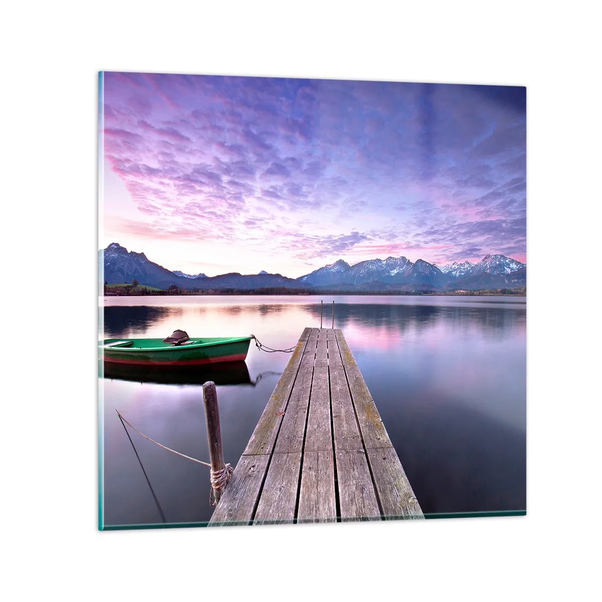 Obraz na szkle - Przyjazna cisza - 60x60 cm