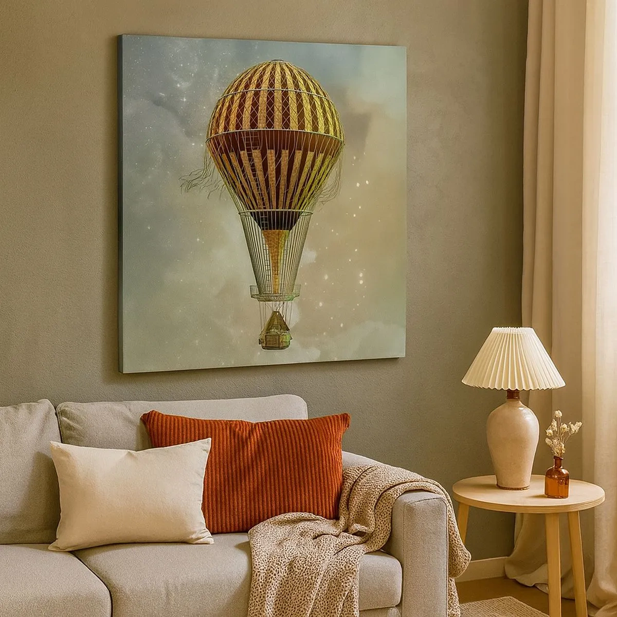 Obraz na płótnie - Pionierskie loty - 30x30 cm