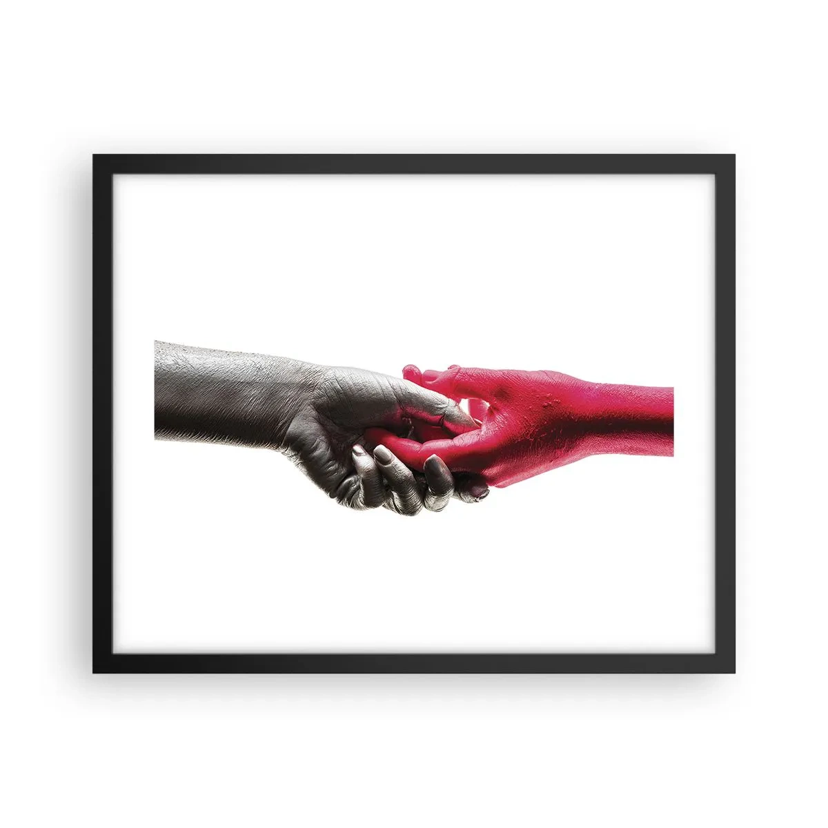 Plakat w czarnej ramie - Razem, choć inni - 50x40 cm