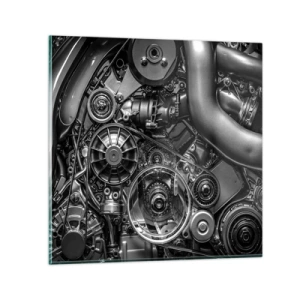 Obraz na szkle - Poezja mechaniki - 60x60 cm