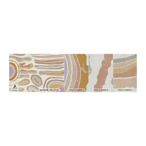 Fototapeta Próbka Premium Canvas - Barwne przekroje - Pastelowe, Boho, Minimalistyczny - 100x30 cm