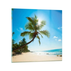 Obraz na szkle - Nie pokazywać nikomu - 50x50 cm