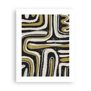 Plakat - Kompozycja: trakty i zaułki - 40x50 cm