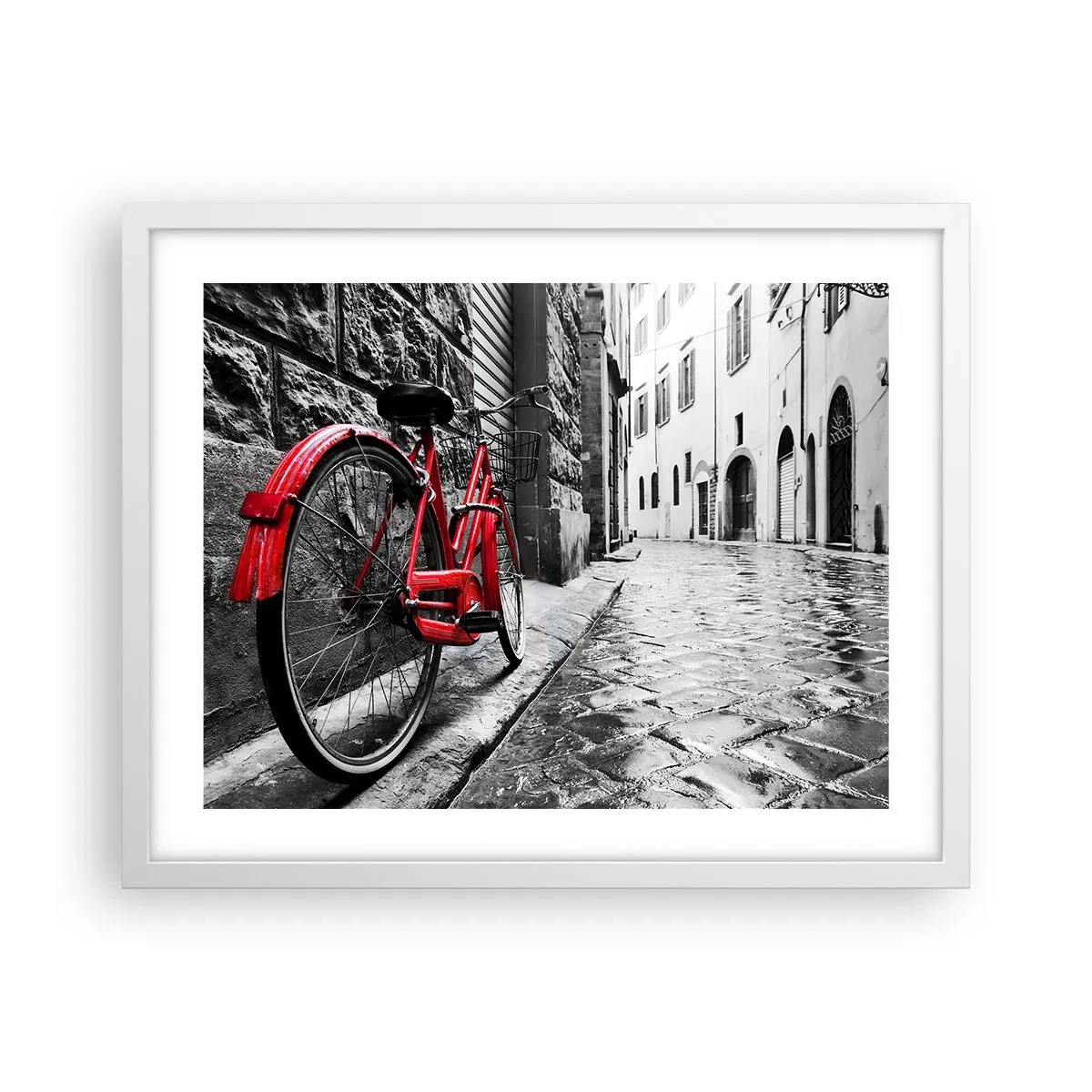 Plakat w białej ramie - Prawdziwe piękno się nie starzeje - 50x40 cm