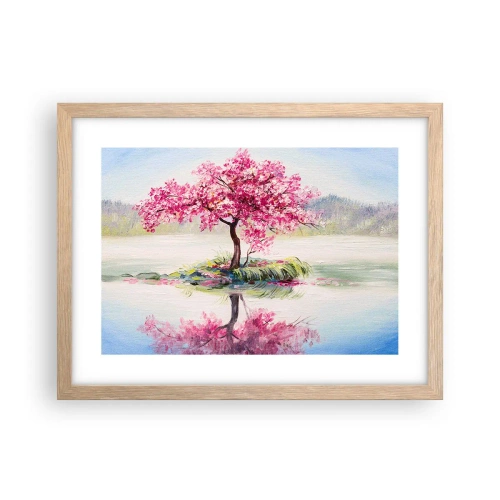 Plakat w ramie jasny dąb - Święto wiosny - 40x30 cm