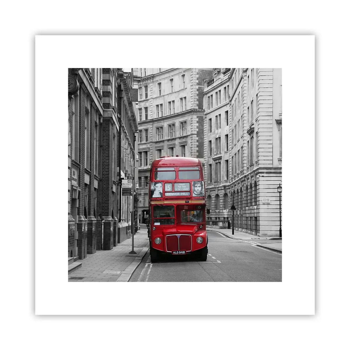 Plakat - Codzienność nie musi być szara - 30x30 cm