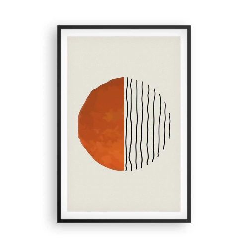 Plakat w czarnej ramie - W japońskim klimacie - 61x91 cm