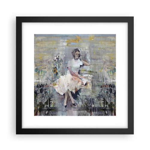 Plakat w czarnej ramie - Klasyczna i nowoczesna - 30x30 cm